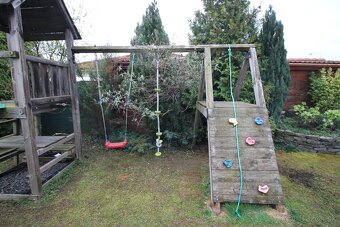 Drevené detské ihrisko - borovica - 2