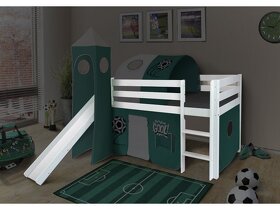 Detska posteľ poschodova so šmykačkou - 2