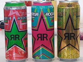 Monster a Rockstar plechovky - 2