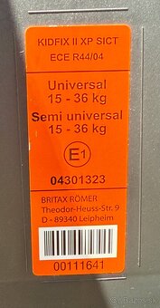 Britax Römer Kidfix II XP SICT - 2