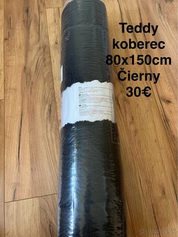 Nové koberce zeleny a čierny chlpatý - 2