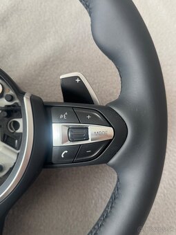 Predám BMW volant Mpacket F10/F01 s pádlami - 2