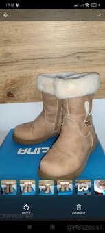 dievčenské zateplené čižmy - 2