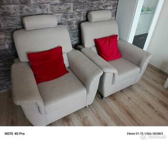 Sedacia súprava +2kreslá - 2