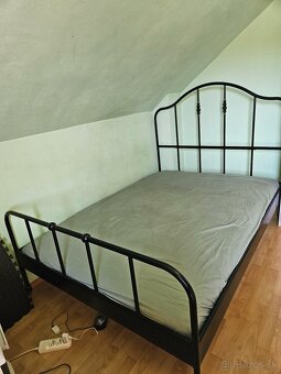 Kovová posteľ IKEA 140x200cm - 2
