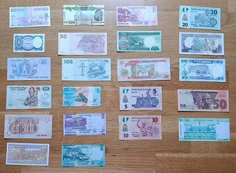 Bankovky mix svet UNC - 2