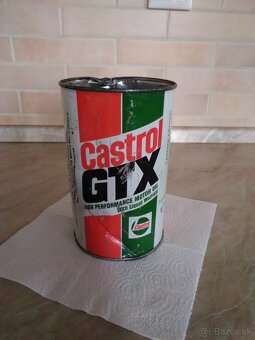 Staré plechovice od oleja CASTROL,MADIT - 2