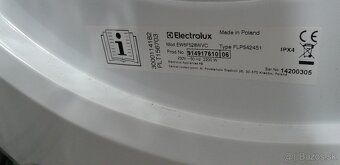 Nahradné diely z práčky elektrolux ew6f528wvc - 2