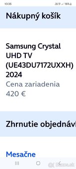 Predám tv samsung 43 - 2