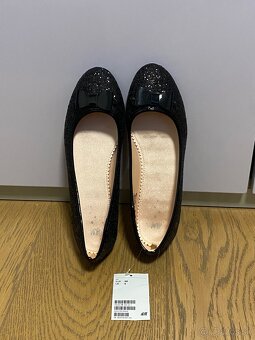 Trblietavé balerínky, veľkosť 38 s vysačkou - 2
