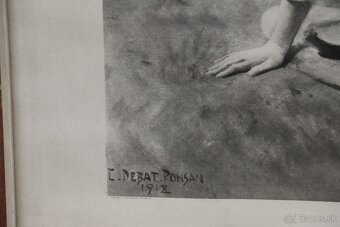 Starý grafický list z roku 1912 - 2