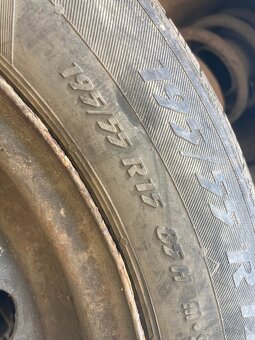Pneu Zimné 195/55 R15 70%stav - 2