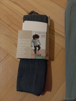 Pletené legíny Tchibo, v.134/140 2 ks - 2