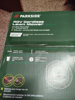 Aku kosačka parkside - 2