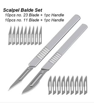 Skalpel sada - 22ks, nove - 2