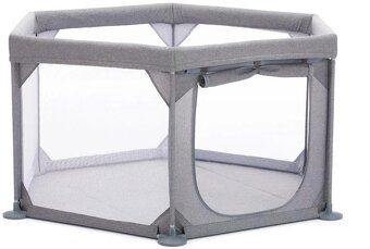 Detská ohrádka Prag 6-hranná Grey - 2