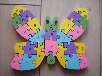 Drevené obojstranné puzzle - 2