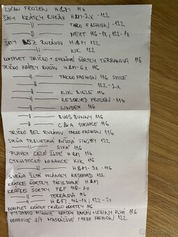 Balik mix oblecenia dievca 116/122 Leto - 2