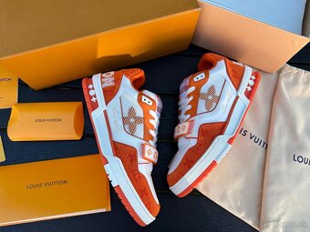 Louis vuitton tenisky orange full box - 2