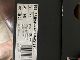 Predám kopačky adidas predator accuracy 1fg - 2