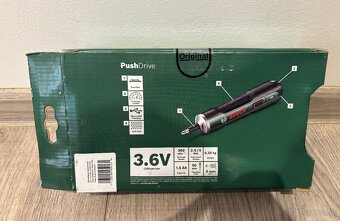 Bosch PushDrive Skrutkovač AKU - 2