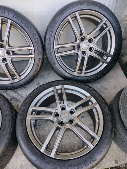 4ks alu disky 5x112 R19 + pneu - 2