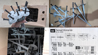 Tanierové hmoždinky Fischer TermoZ CS II 8/155 - 2