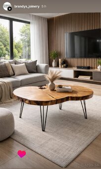 Konferenčný stolík dub dvojak - 2