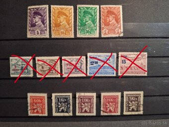 Poštové známky Československo 3 - 2
