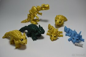 mini ohybný dinosaurus (mix druhov) - 3D tlač - "Handmade" - 2