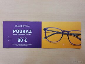 Kupón 80€ a Zľava 20% Grand Optical - 2