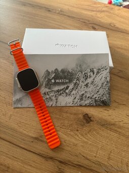 Inteligentne hodinky Ultra Watch 2 Titanium - oranžové - 2