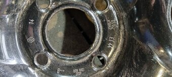 Predám plechové disky Renault 4x100 R16 - 2