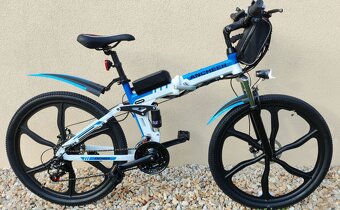 Celoodprúžený skladací ANCHEER 250W ALU rám, Shimano prevody - 2