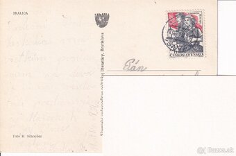 Stará pohľadnica Skalica, Zvolen, Strečno, Myjava - 2