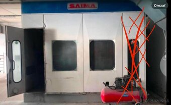 dvere LAKOVACEJ KABINY, BOX - 2