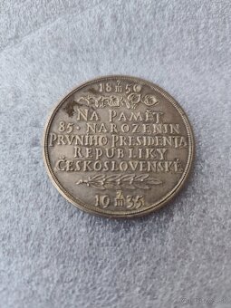 Medaila,minca Masaryk - 2