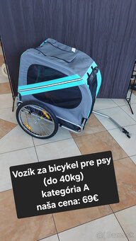 Vozík za bicykel pre psa - 2