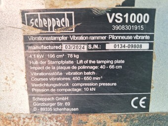 Vibracna noha Scheppach VS 1000 - 2