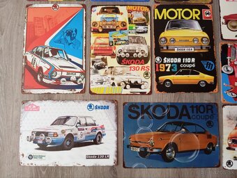 Škoda tabuľky na stenu,110R,Octavia,Felicia,130RS/LR,100L - 2