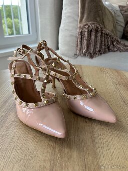 Lodičky v štýle Louboutin veľ. 39 - 2