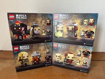 LEGO® Kolekcia LOTR BrickHeadz - 40630 , 40631, 40632, 40751 - 2