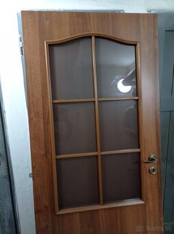 Interiérové dvere s veľkým presklením, presklené dvere ľavé - 2