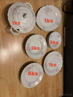 Jedálenská súprava tanierov - 2