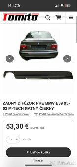 Zadný difúzor bmw e39 - 2
