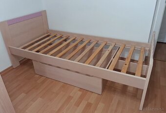 Dievčenská posteľ 90x200cm + rošt - 2