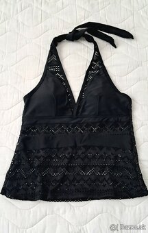 Plavky dvojdielne čierne M - 2