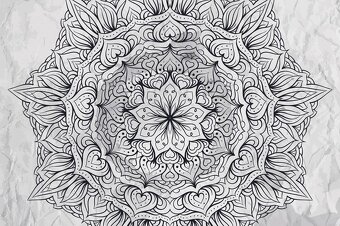 Vliesová tapeta - MANDALA 836 - 2