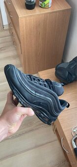 Nike Airmax 97 triple black 45 veľ. - 2