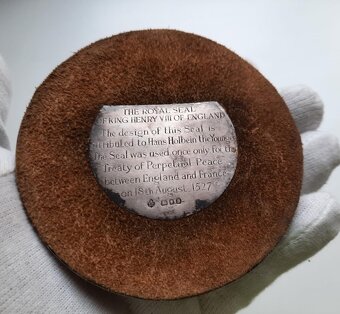 Strieborná pečát, medaila Ag 925 Henrich VIII - 2